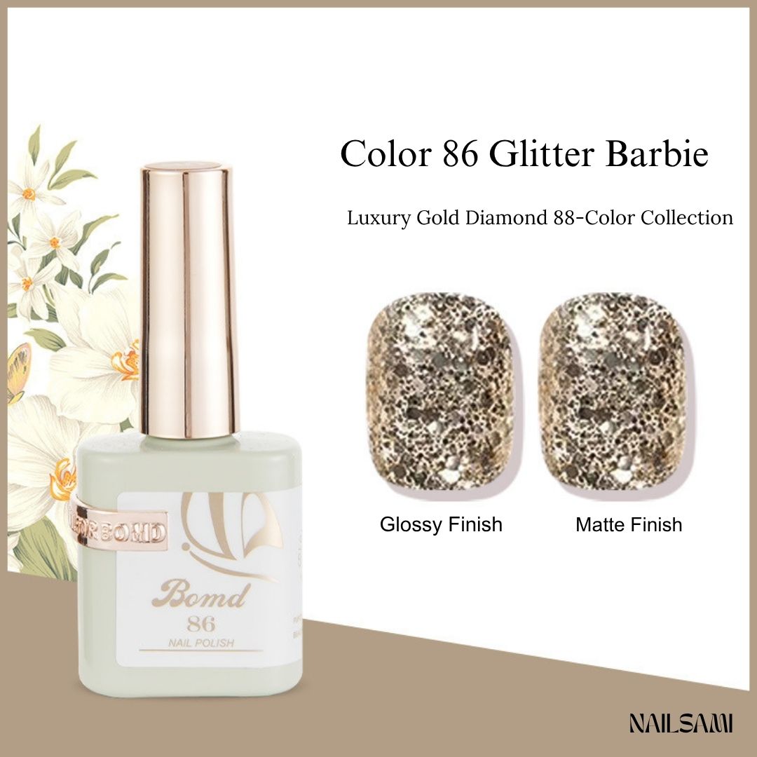 BOMD 88-Color Lux Gel Polish - Individual Bottle