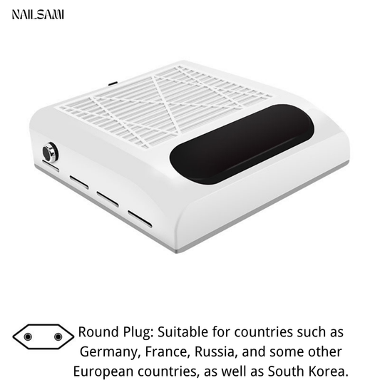 80W Nail Dust Collector with Hand Rest