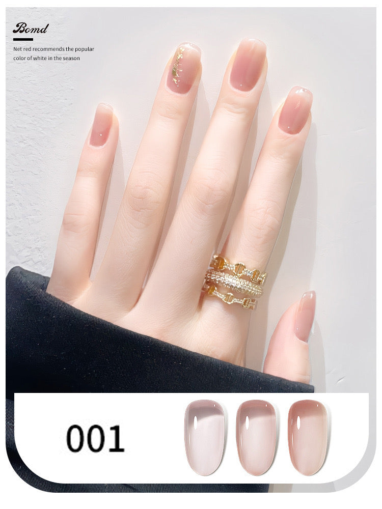 BOMD Jelly Nude Gel Polish Single Color