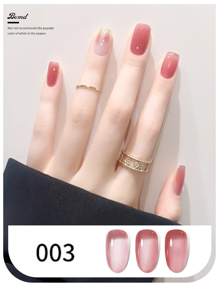 BOMD Jelly Nude Gel Polish Single Color