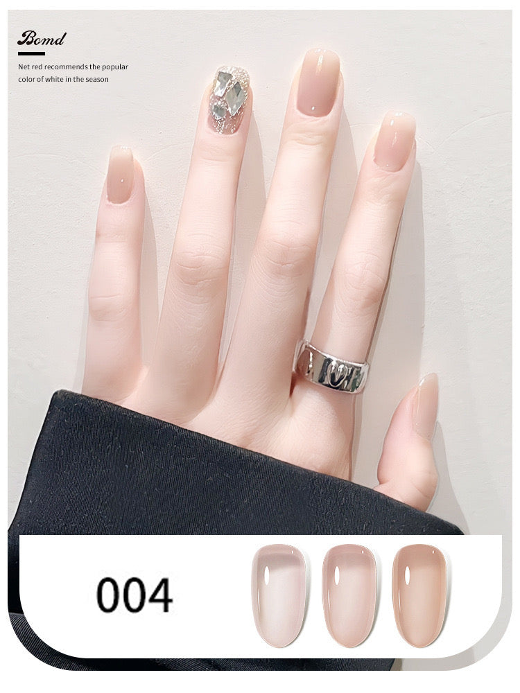 BOMD Jelly Nude Gel Polish Single Color