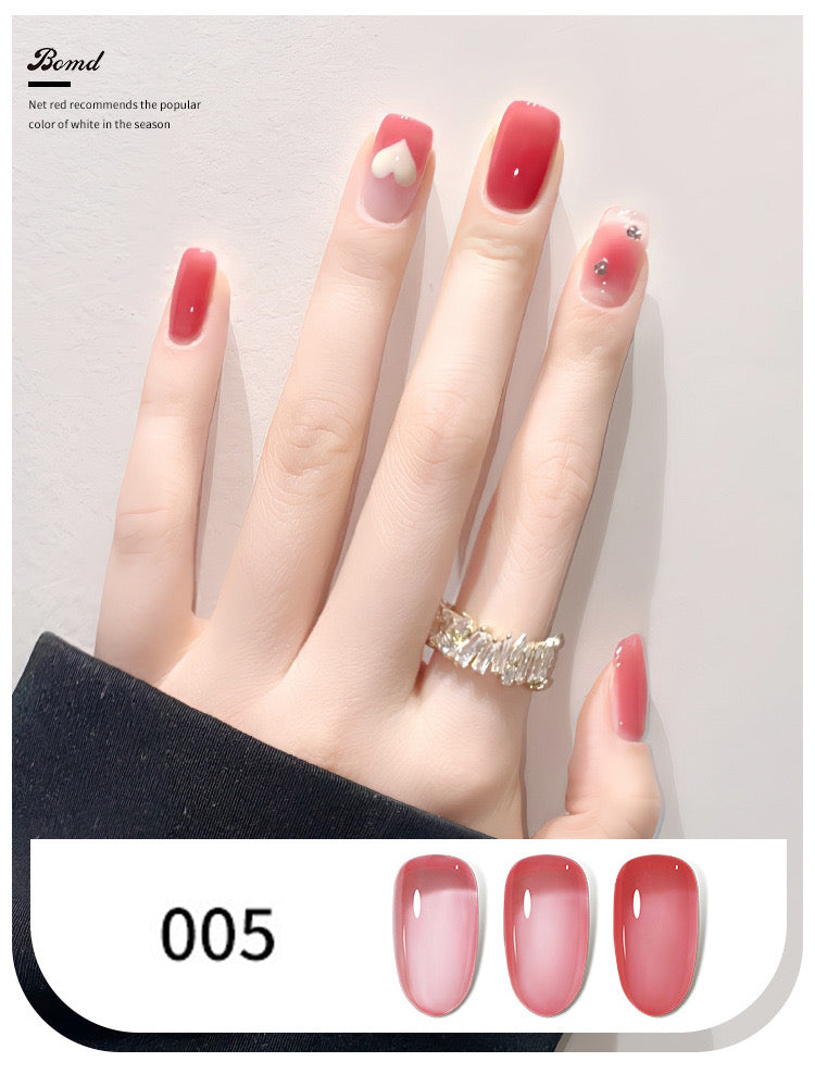 BOMD Jelly Nude Gel Polish Single Color