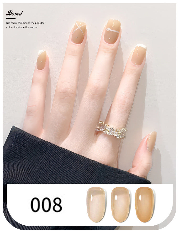 BOMD Jelly Nude Gel Polish Single Color