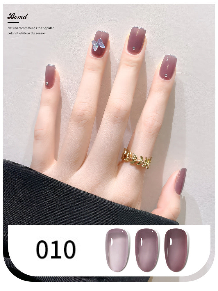 BOMD Jelly Nude Gel Polish Single Color