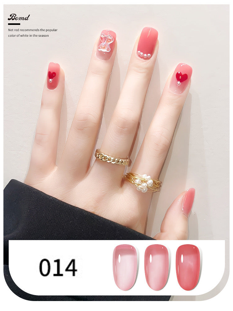 BOMD Jelly Nude Gel Polish Single Color