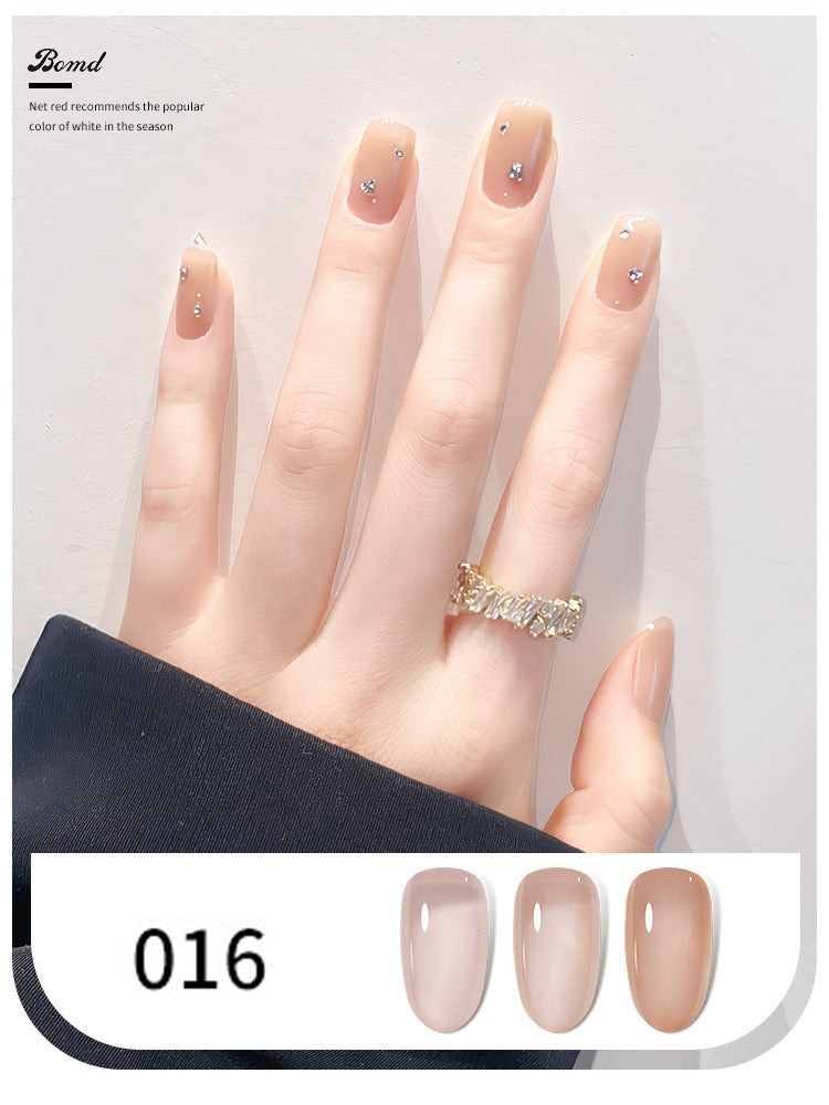 BOMD Jelly Nude Gel Polish Single Color