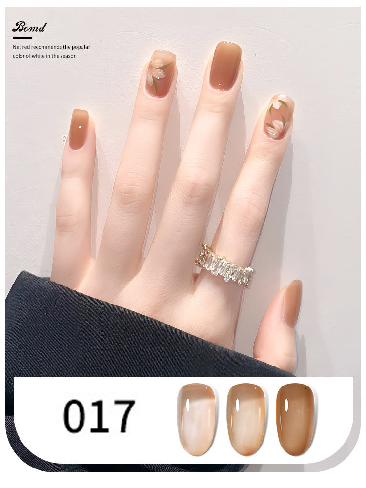 BOMD Jelly Nude Gel Polish Single Color
