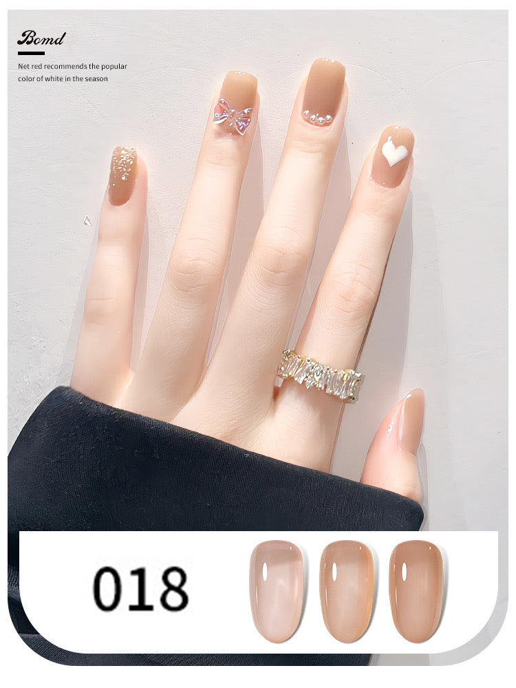 BOMD Jelly Nude Gel Polish Single Color