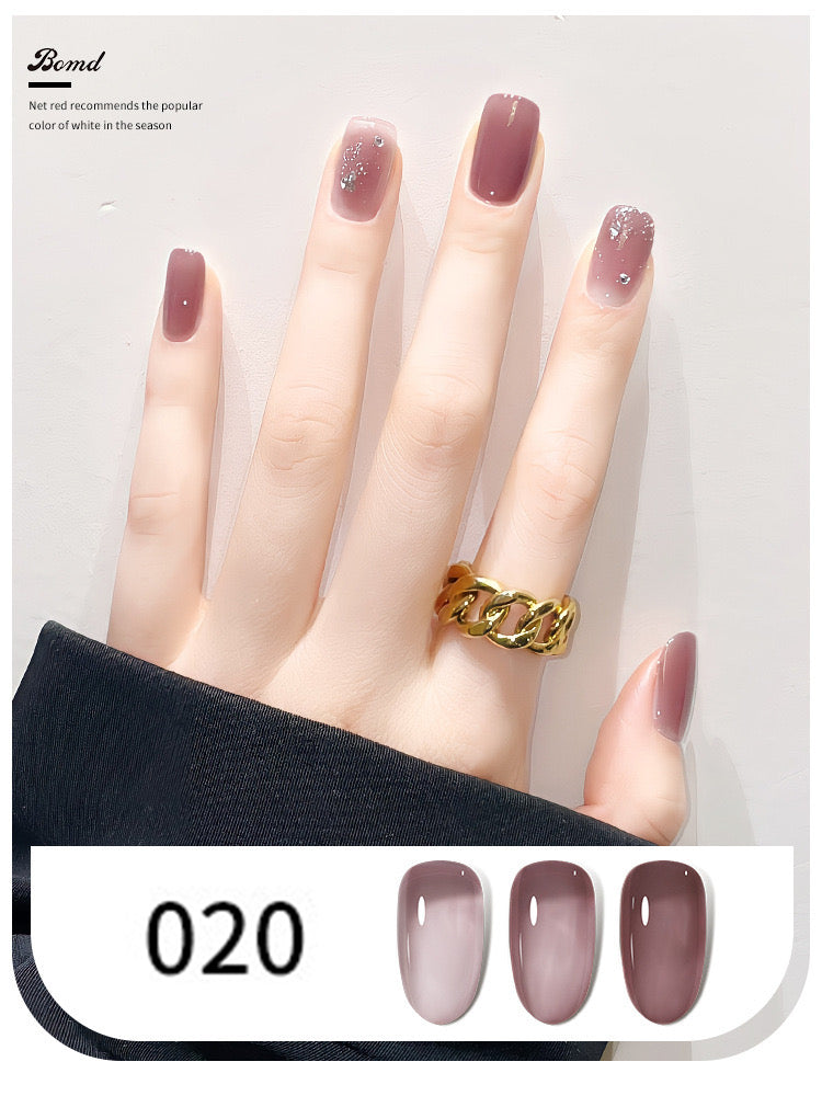 BOMD Jelly Nude Gel Polish Single Color