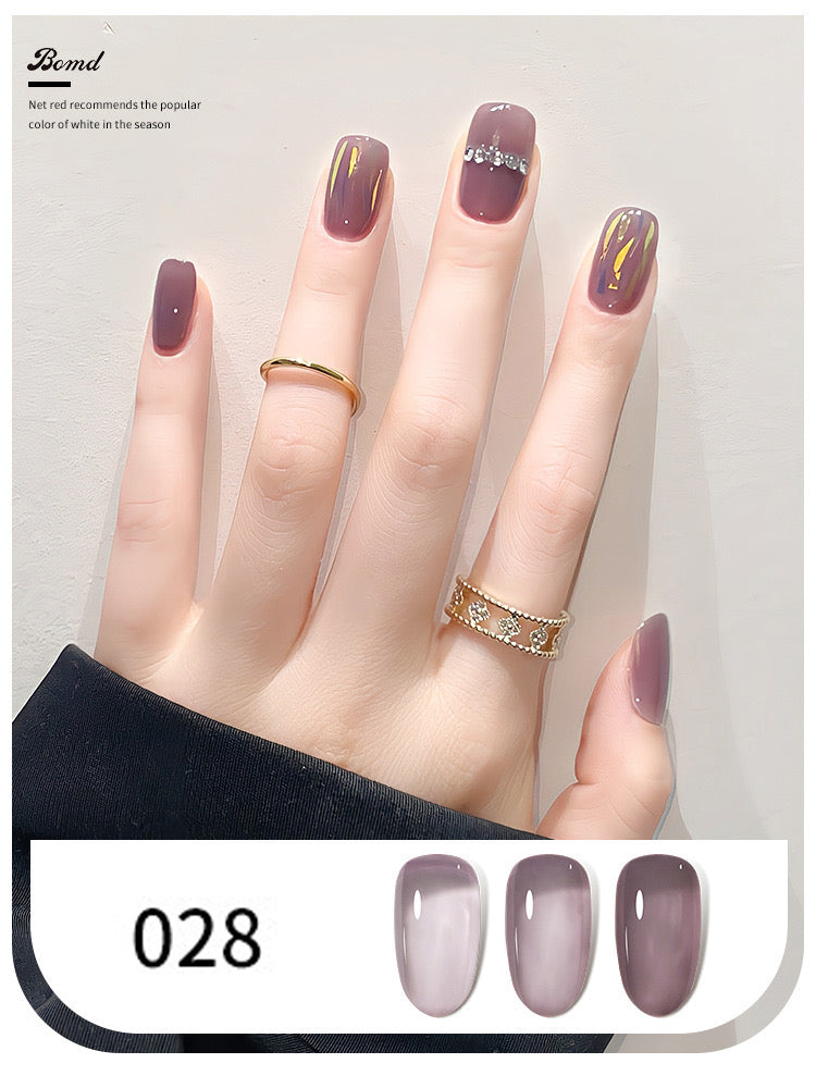 BOMD Jelly Nude Gel Polish Single Color