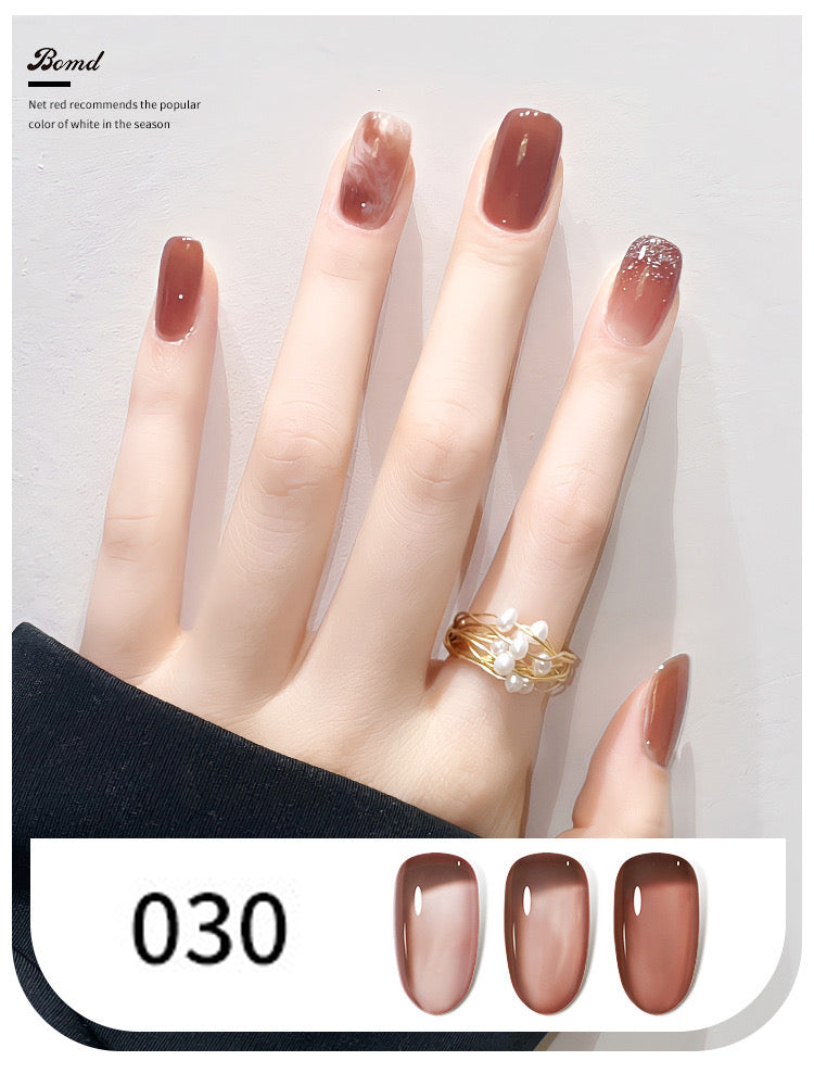 BOMD Jelly Nude Gel Polish Single Color