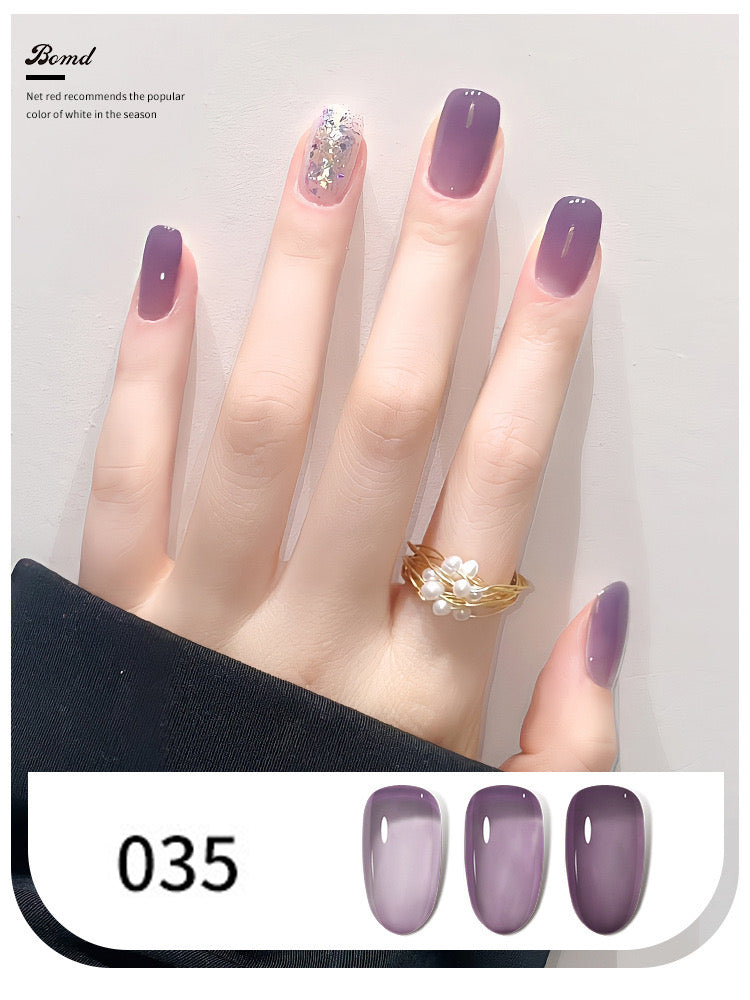 BOMD Jelly Nude Gel Polish Single Color