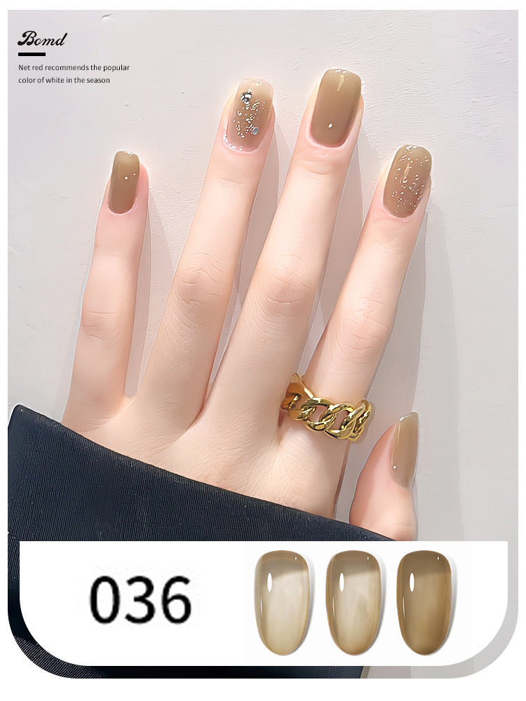 BOMD Jelly Nude Gel Polish Single Color
