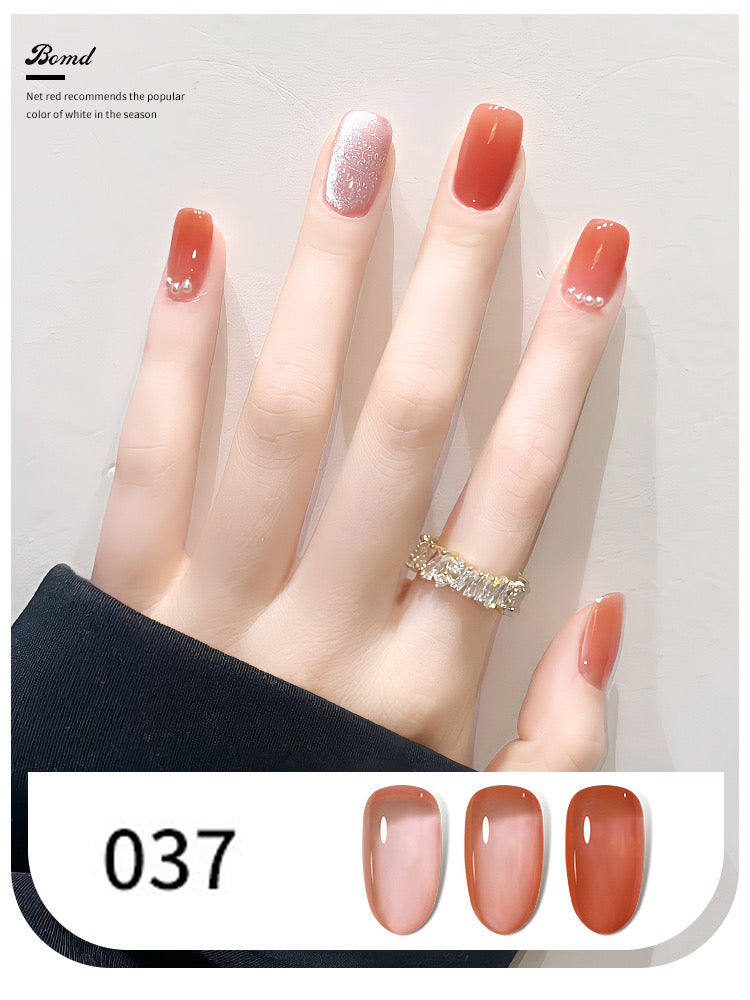 BOMD Jelly Nude Gel Polish Single Color