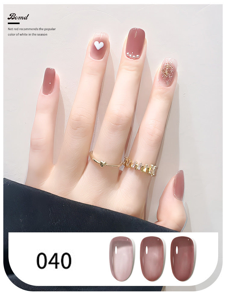 BOMD Jelly Nude Gel Polish Single Color