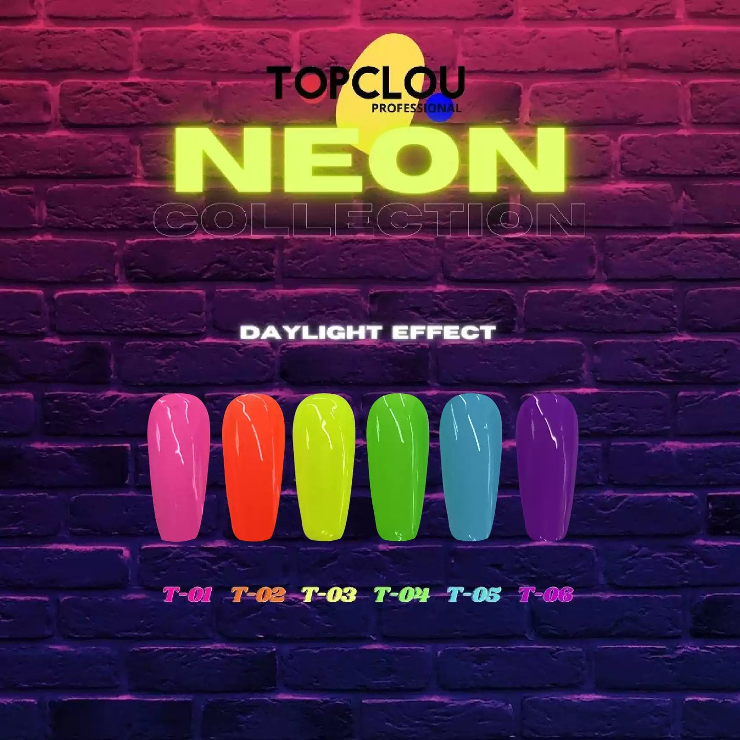 TOPCLOU Fluorescent Glow-in-the-Dark Gel Nail Polish — image 7 of 7