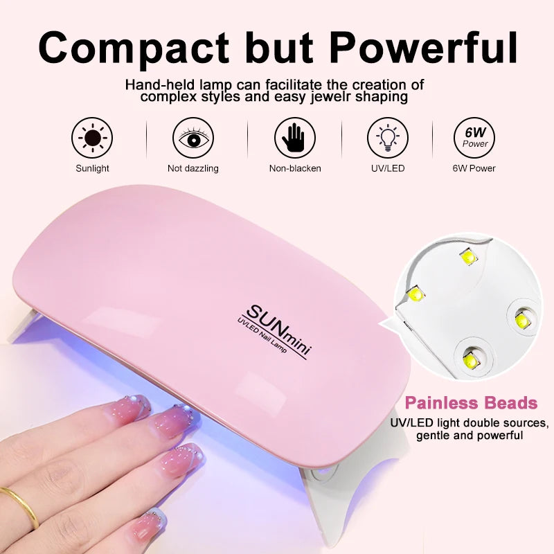 Nail Art Kit Acrylic Manicure Kit Soak Manicure Tool Kit Manicure Tools Poly Manicure Requires Undercoat Manicure Gel Kit NAILSAMI