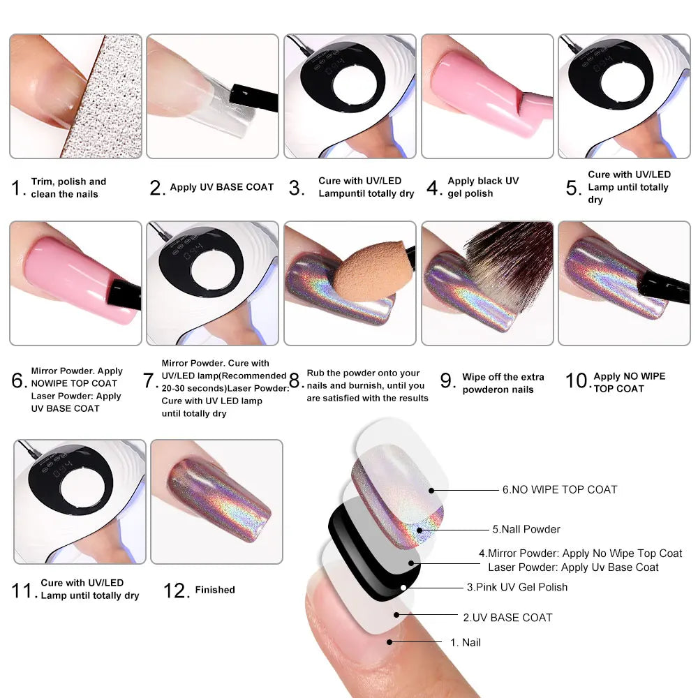 Nail Art Kit Acrylic Manicure Kit Soak Manicure Tool Kit Manicure Tools Poly Manicure Requires Undercoat Manicure Gel Kit NAILSAMI