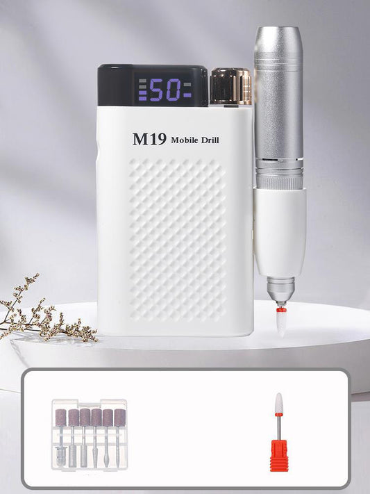 Professional Electric Nail Drill for manicure and pedicure, featuring adjustable speed settings and ergonomic design, ideal for salon and home use."
