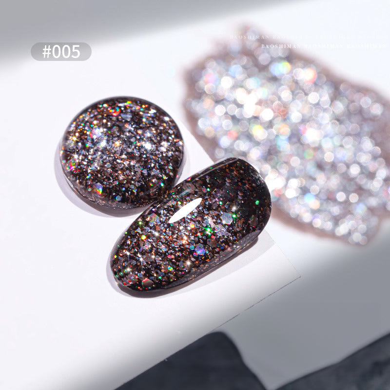 Violet Silver Chrome Powder #05: Violet Silver Chrome Powder #05, combines violet and silver tones for a sophisticated metallic sheen. Perfect for enhancing nails with a cool, elegant finish.