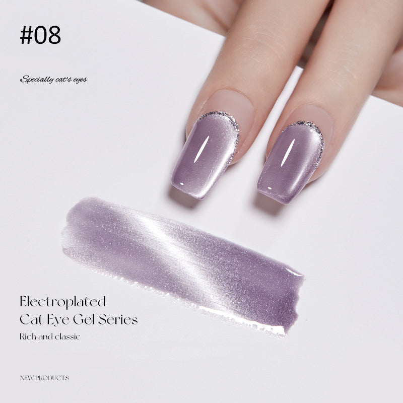 Magnetic Cat Eye Gel Polish Purple