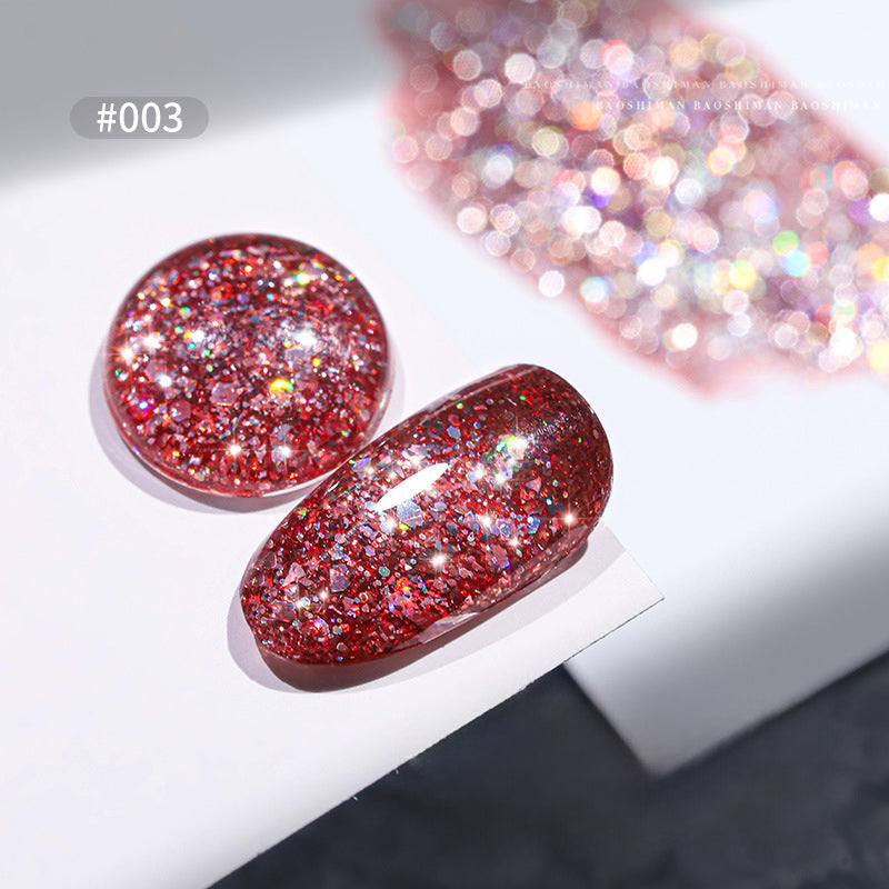 Rich Red Chrome Powder #03: Rich Red Chrome Powder #03, offers a deep metallic red finish for a bold and striking nail appearance. Excellent for creating eye-catching nail art that stands out.