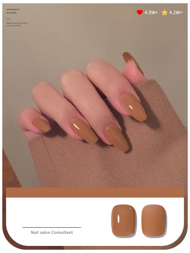 Milk Orange Gel Polish: Milk Orange gel polish offers a soft, creamy orange shade that's reminiscent of a citrus-infused creamy beverage. Perfect for spring and summer, this light and airy color provides a fresh, playful look with the durability and shine expected of high-quality gel polish.