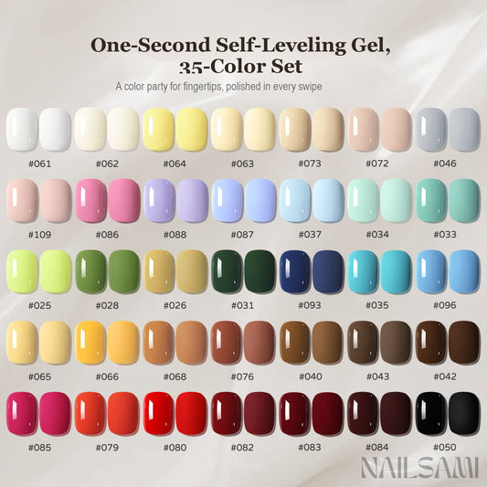 NAILSAMI One-Second Self-Leveling Gel Polish - 35 Colors - image 2