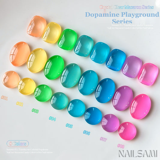NAILSAMI Dopamine Playground Jelly Gel Polish - 8 Colors - image 3