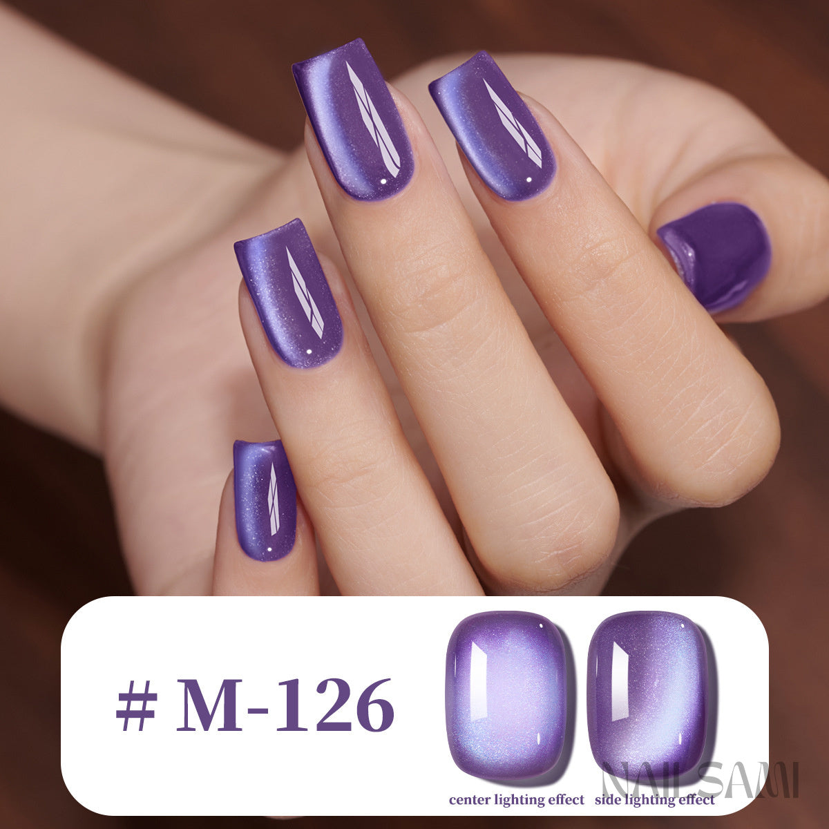 NAILSAMI Aurora Glass Bead Cat Eye Gel - 6 Colors - image 9