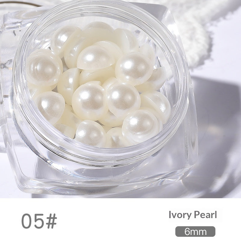 Resin Pearl Nail Art Decorations