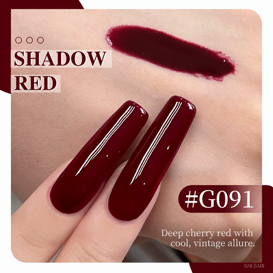Xeijayi Shadow Red Gel Polish shade G091 Cherries