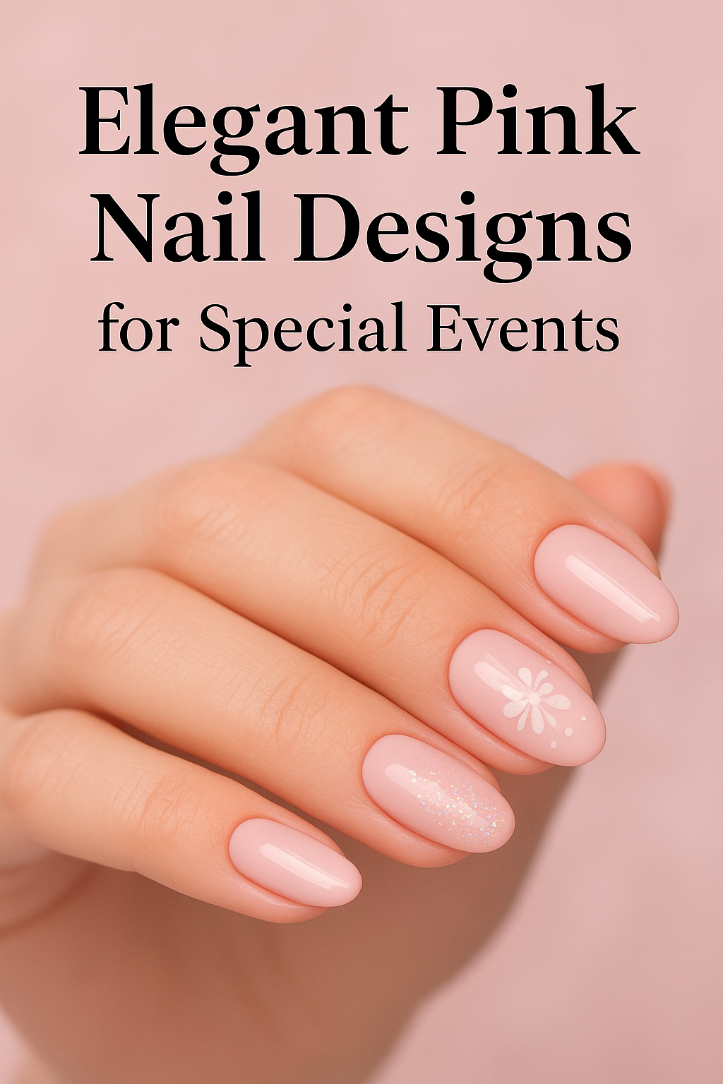 Elegant Pink Nail Designs for Special Events