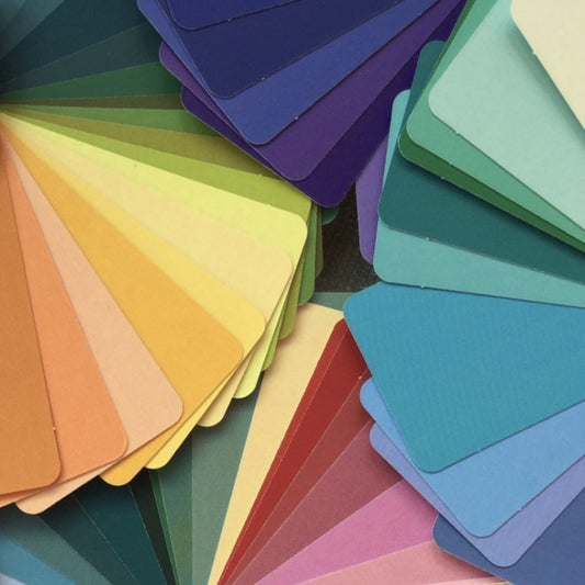 Image of a range of colour samples