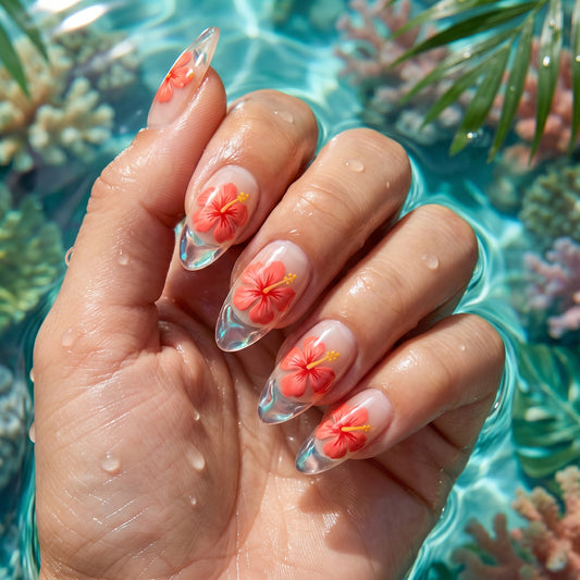 Hibiscus Nails 2026: Tropical Flower Designs for Summer hero