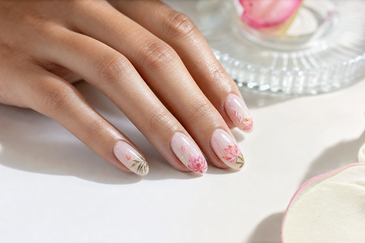 Lotus Nails & Tropical Flower Nails: The Soft Summer Flower Trend Taking Over TikTok cover