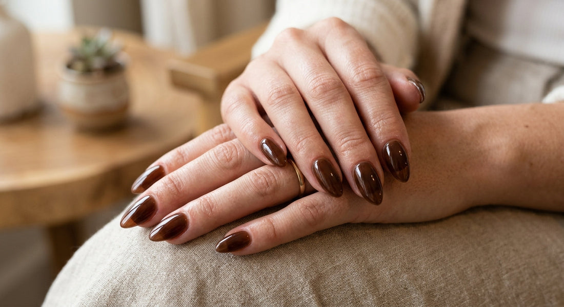 Chocolate Brown Jelly Nails: The Earth Tone Trend of Spring 2026
