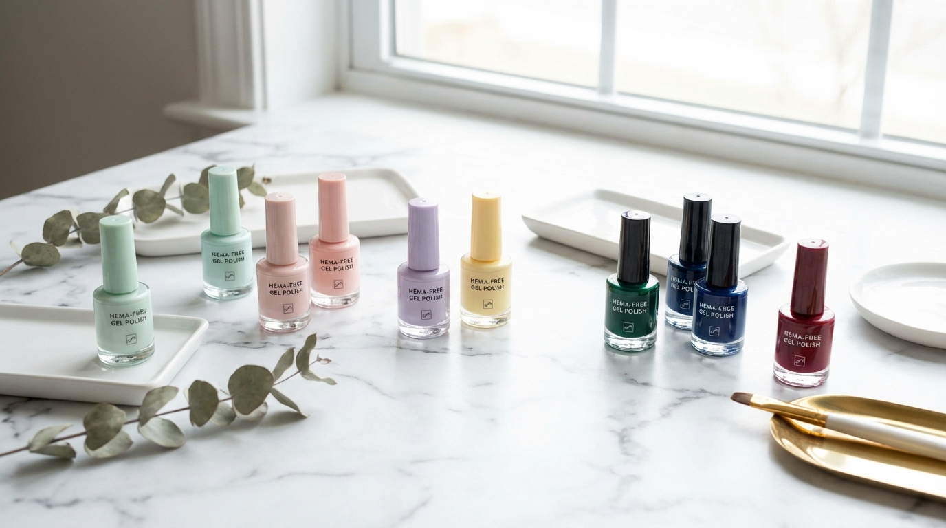Loading Buffering Sticker What Is HEMA-Free Gel Polish? Why It Matters & Best Brands (2026 ...