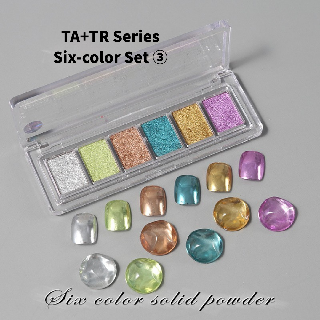 Solid Mirror Chrome Powder Set