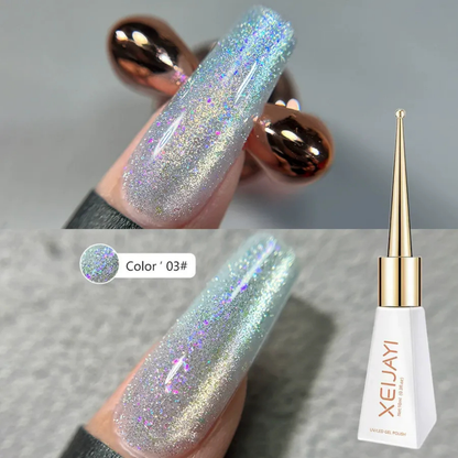 Moonrise Serenity Shimmering Cat Eye Gel Polish