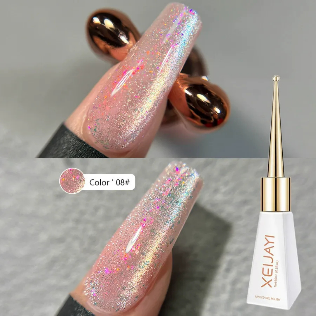 Moonrise Serenity Shimmering Cat Eye Gel Polish