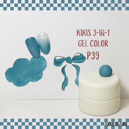 Kikis 3-In-1 Solid Macaron Gel Polish