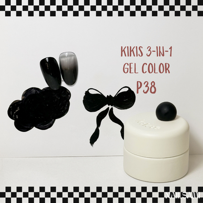 Kikis 3-In-1 Solid Macaron Gel Polish