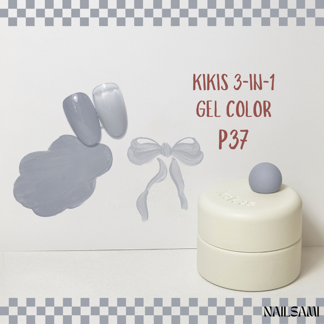 Kikis 3-In-1 Solid Macaron Gel Polish