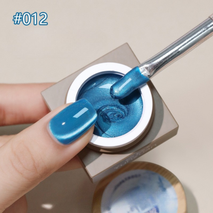 Yunzuan Gel Polish Pearl Jar Set shade 12 color swatch