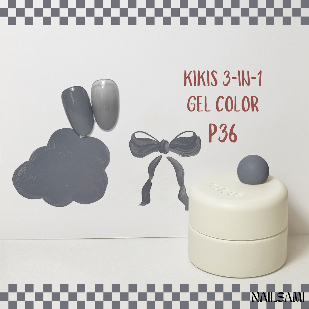 Kikis 3-In-1 Solid Macaron Gel Polish