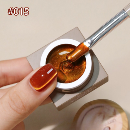 Yunzuan Gel Polish Pearl Jar Set shade 15 color swatch