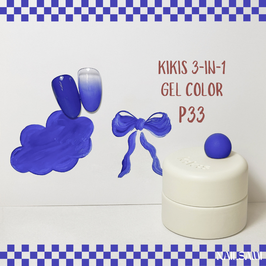 Kikis 3-In-1 Solid Macaron Gel Polish