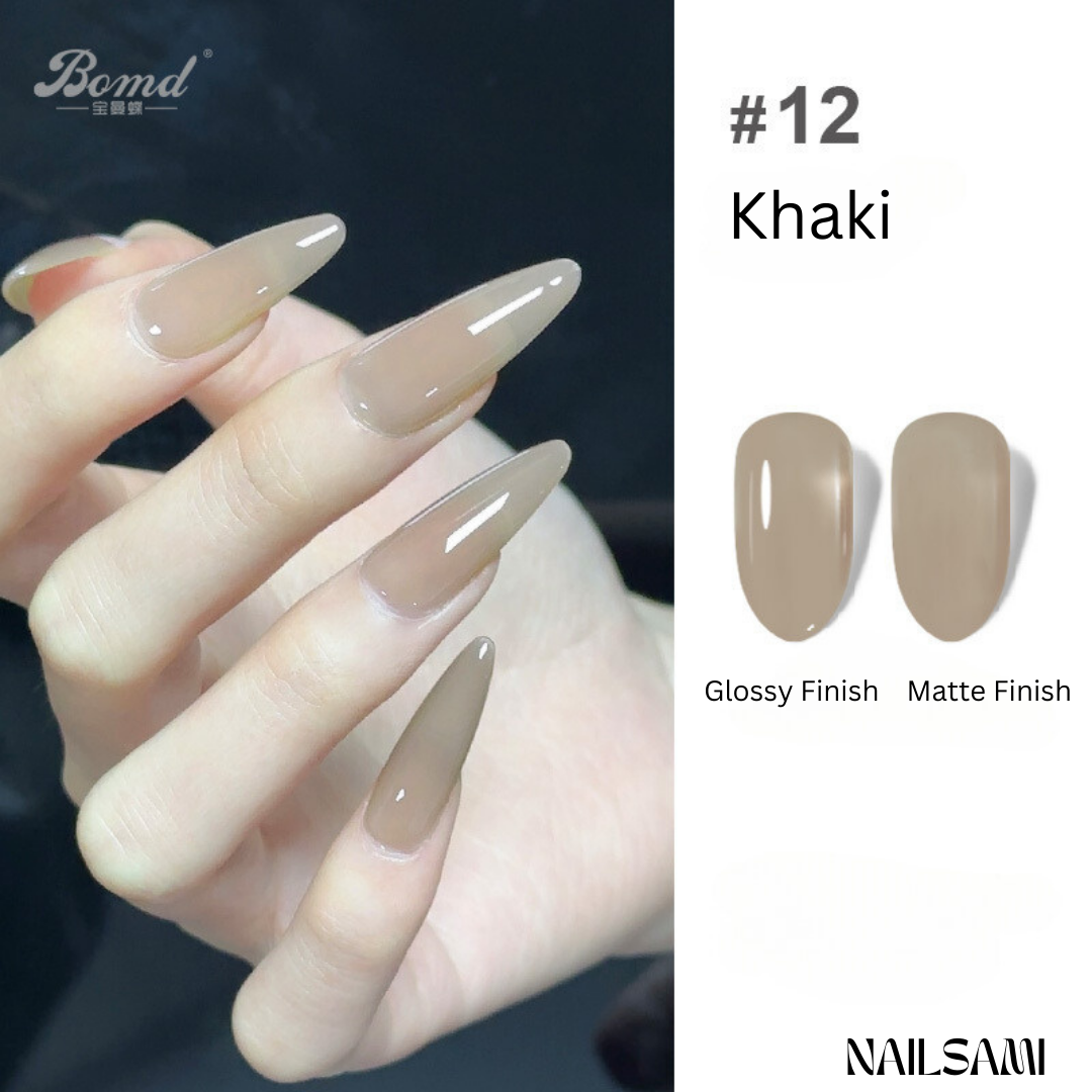 BOMD Sheer Nude Gel Polish Classic 80 Series