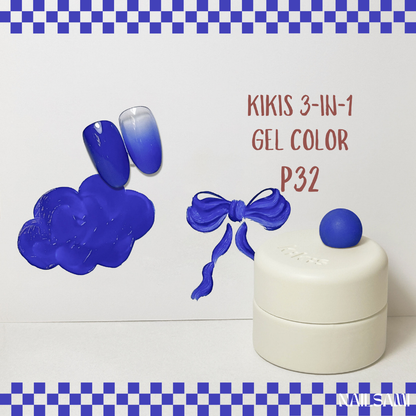 Kikis 3-In-1 Solid Macaron Gel Polish